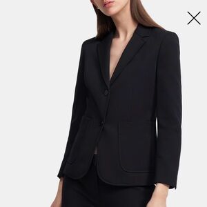 NWT Theory Shrunken Blazer in Piqué Cotton size 2